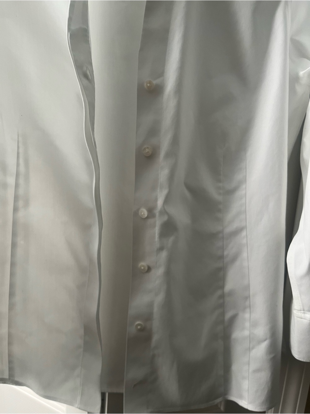 Foxcroft women’s white button down shirt size 14 - Picture 7 of 9